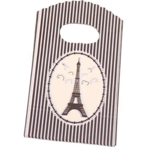 Wholesale 50pcs/lot 9*15cm Luxury Fashion Retro Nostalgia Tower Jewelry Pouches Small Sachet Noel For Gift