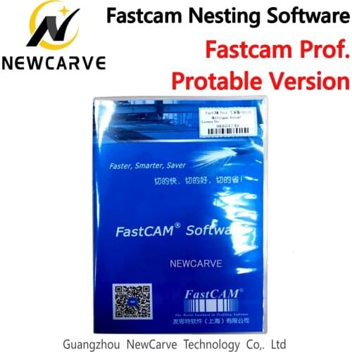 Genuine FASTCAM Nesting Software Professional Portable English Language Version For CNC Plasma Cutter NEWCARVE