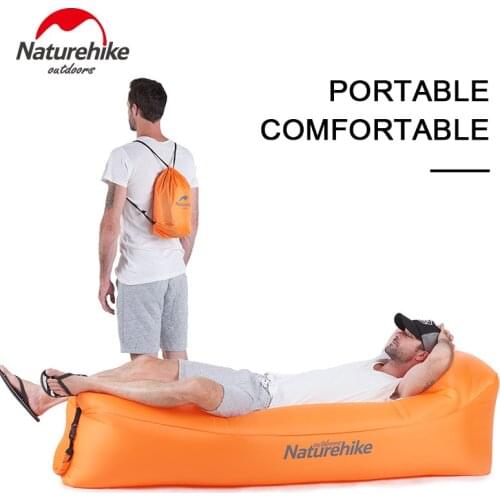 Naturehike Portable Inflatable Air Sofa Outdoor Beach Sofa Foldable Lounger Leisure Lying Chair Lounge Lazy Sofa NH