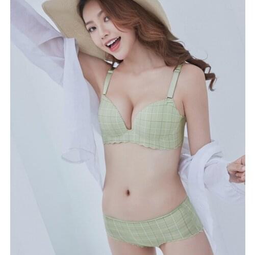 Plus size women No trace atrium, autumn, winter, new style, single piece latras, comfortable underwear, no steel ring bra set