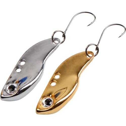 Fishing Lure Metal Metal mini single hook VIB 2.5g3.5g5g full swimming layer vibration bait fishing tackle