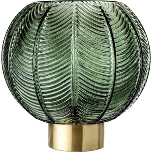 Modern minimalist pattern glass table lamp bedside lamp dining room side cabinet lamp living room table lamp