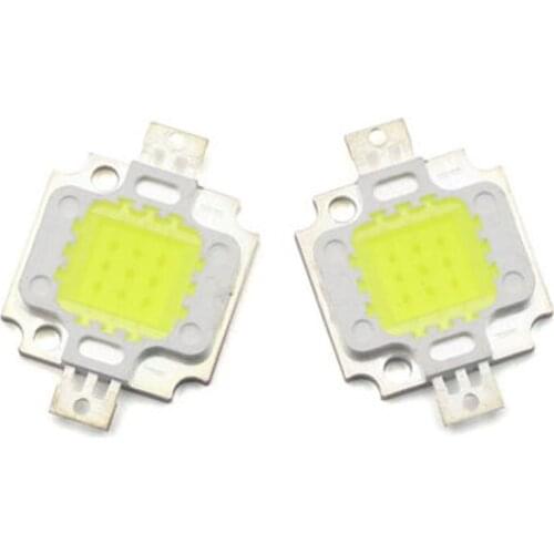 High brightness warm white high power LED integrated light source 10W bead double gold wire led 1pcs