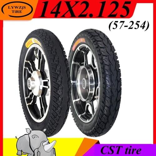 High Quality 14x2.125 Tire Inner Outer Tyre for E-bike Folding Electric Bicycle 14 Inch 14X2.125 CST Wear Resistant Tire