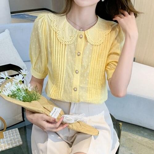 Xinliangyi Openwork Blouses