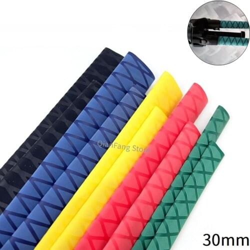 1M 30mm Anti Slip Heat Shrink Tube for Fishing Rod Bicycle Wrap Electric Insulation Nonskid Waterproof Handle Racket Grip Sleeve