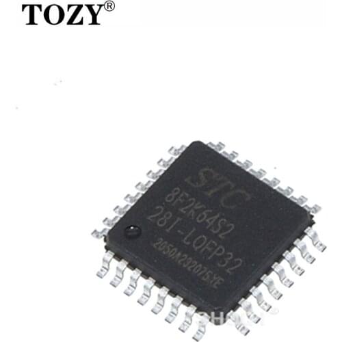 10pcs / lot STC8F2K64S2-28I-LQFP32 Single chip microprocessor chip program new original