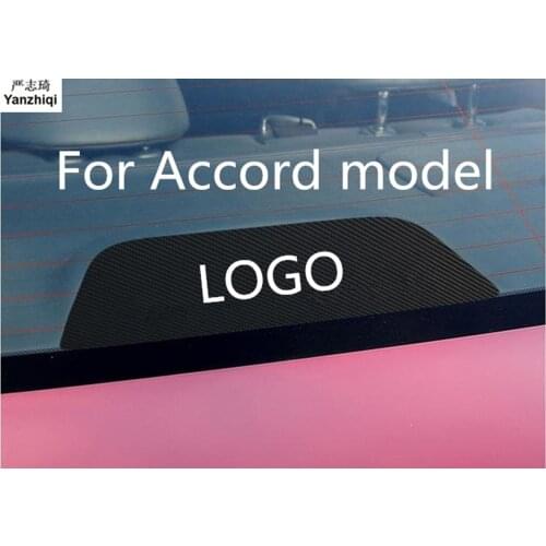 Free shipping Carbon Fiber Stickers And Decals High Mounted Stop Brake Lamp Light Car Styling for Honda 2008-2016 Accord 8/9/9.5