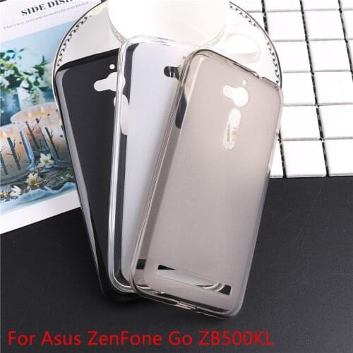 FOR ASUS ZenFone Go ZB500KL Case Soft TPU Back Protective Cover Coque fundas Caso Capa matte pudding silicone