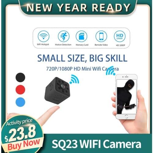 Upgrad Version SQ23 IP Camera HD WIFI Small Mini Camera Cam 1080P Video Sensor Night Vision Camcorder Micro Cameras DVR Motion