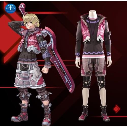 Xenoblade Chronicles Shulk Cosplay Costume Adult Halloween Costume Custom Made Any Size