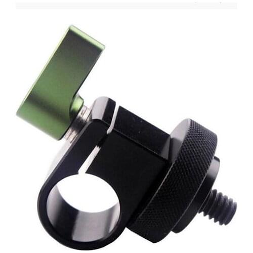 Lanparte 1/4" Thread Single Rod Clamp microphone clamp for 15mm Rods Rail System