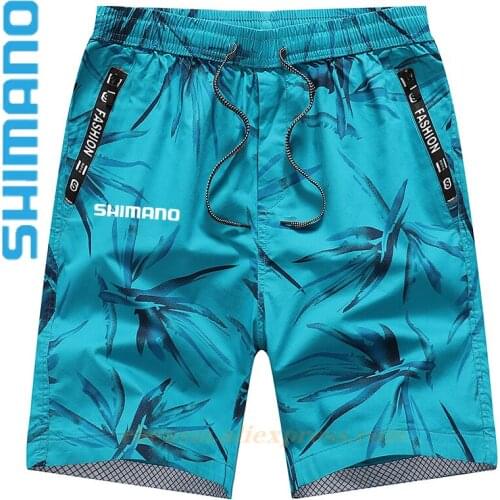 Shimano Summer Pants Fishing Shorts Mens New Fishing Plus Size Quick Dry Five-point Pants Outdoor Sports Casual Beach Shorts