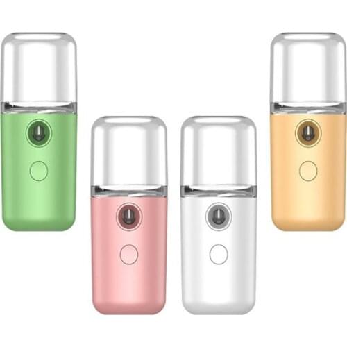 USB Mini Nano Sprayer Facial Vaporizer Nebulizer Cooling Face Steamer Machine Humidifier Hydrating Anti-aging Wrinkle Beauty