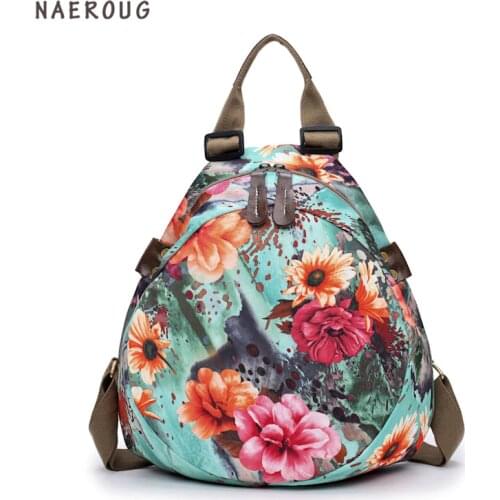 NAEROUG Women's Backpacks With Flowers