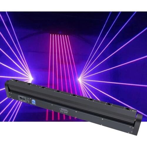 8 Eyes moving head laser light DMX Red Green Blue line laser effects stage lighting projector DJ Disco Dance floor party lights