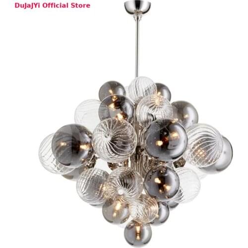 Postmodern luxury LED chandelier lighting 96V-260V Nordic living room bedroom glass lamps for dining room home art chandelier