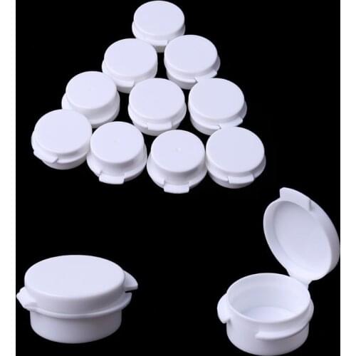 10Pcs 5 Gram Empty Clear Plastic Jars Cosmetic Jar Make Up Jar Mini Sample Bottle Sealing Pot Face Cream Container Portable
