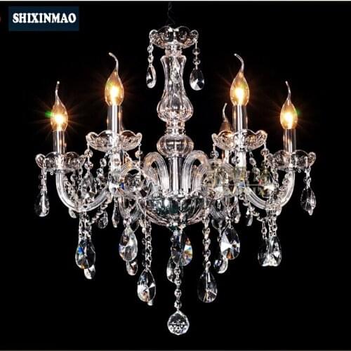 SHIXNIMAO Luxury Electric Crystal Chandelier 6Arm/8Arm/10Arm/15Arm Crystal lamp Crystal Chandelier