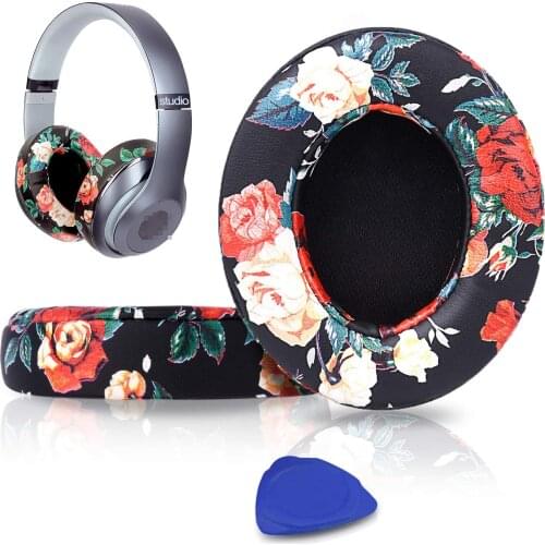 Replacement Ear Pads for Beats Studio 2 & 3 (B0501, B0500) Wired & Wireless | Does NOT Fit Beats Solo | Softer PU Leather, Enha