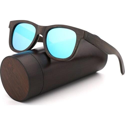 2019 Retro Wood Men Sunglasses Polarized Wooden Sun Glasses for Women Mirror Lens Handmade UV400 Eyewear Oculos de sol masculino