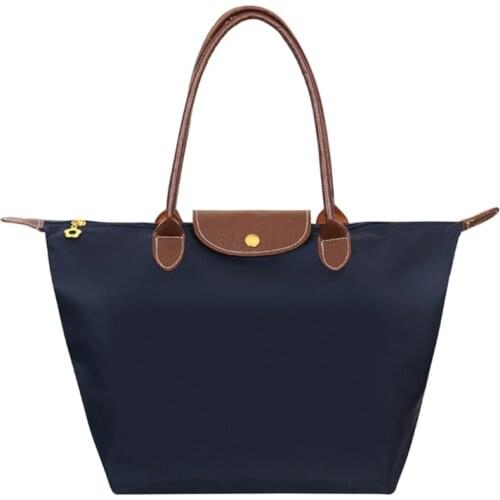 2021 Women Bag Nylon Dumplings BagTote Bag Fashion Folding Handbags Famous Brand Beach Bags Bolsa Feminina Handbag