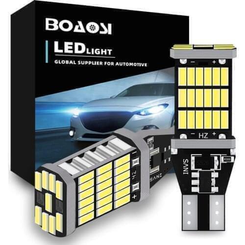 Canbus T15 W16W LED Bulbs Reverse Lights 4014SMD Car LED Back Up Rear Lamp For Lada Granta Niva Priora Kalina Xray Vesta