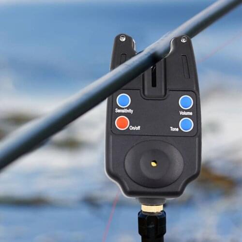LED Fishing Bite Alarm Plastic Battery Electronic Smart Reminder Alarm Bell Luminous Night Fishing Tool Carp Fishing Accessories