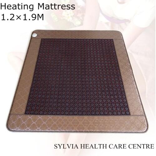 Heating Tourmaline Germanite Jade Products Korea Thermal Mattress Soft Jade Mat Infrared Heating Mat eye cover gift 1.2X1.9M