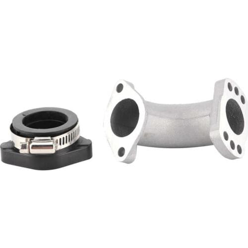 Carb Intake Manifold Pipe Carburetor Rubber Manifold Inlet Pipe Tube Pipe for Mikuni VM22 VM24 OKO KOSO KEIHIN PE24 PE26 PE28