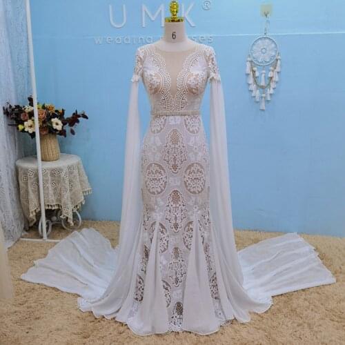 UMK Chiffon Wedding Dresses