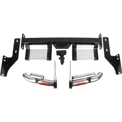 Suit For Prado 10-19 Refits Bar, Competitive Bar Pedal, Toyota Bata Trailer Hook, Stainless Steel Rear Bumper