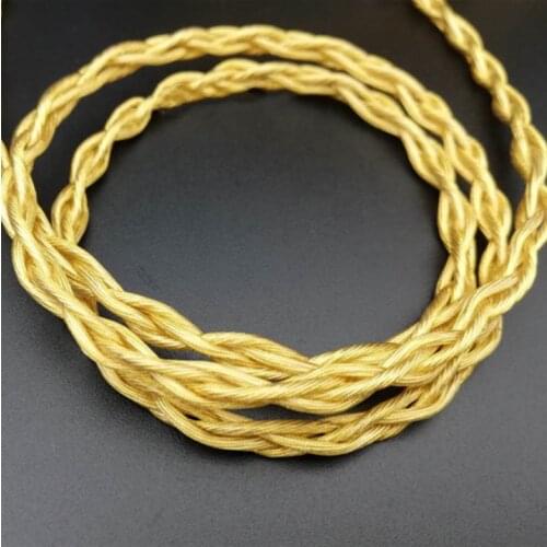 High-purity copper silver-plated wire 4 share headphone upgrade line 252 core OD: 4.5-5.0