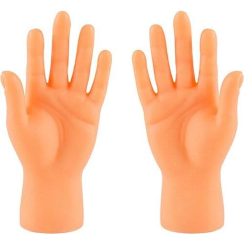 2Pcs Funny Mini Hands Creative Finger Fidget Toys Small Hand Tease the Cat Pet Toy