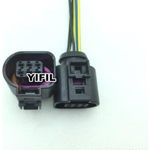 1/5/10pcs/lot 6 Pin/Way Throttle Connector Plug Wire Cable For VW Passat Tiguan Magotan Jetta Bora Golf Audi A3 Q3 A4L Q5