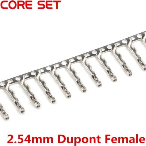 100PCS 2.54mm Jumper Wire Cable Housing Female Pin Connector Terminal For Jumper Wire Cable