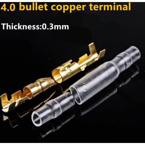 4.0/3.5 Bullet male and female docking terminal car electrical wire connector Cold press terminals