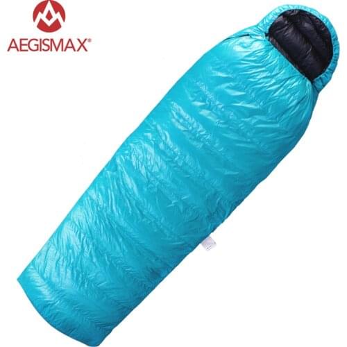 AEGISMAX Outdoor Camping 95% White Goose Down Sleeping Bag Ultra Light Envelope Splicing down Sleeping Bags