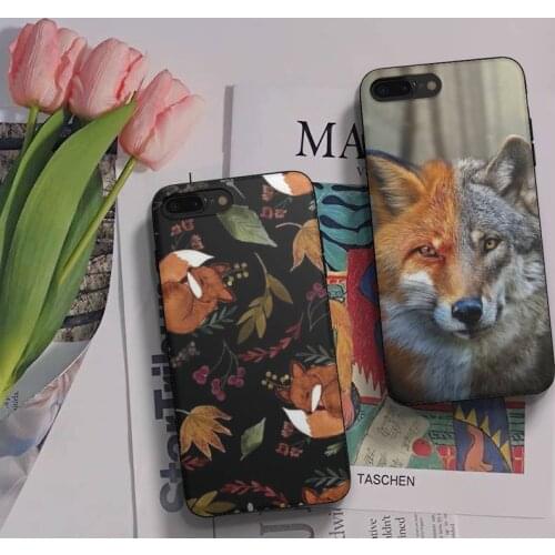 Fox In Autumn Leaves Phone Case Fundas Shell Cover For Samsung A51 A52 A71 A72 A80 A91 A20E A32 A31 A21 A11