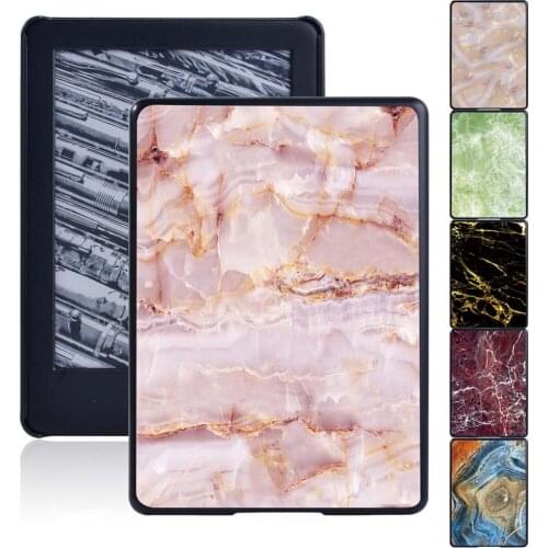 Marble Pattern Case For Kindle Paperwhite 1 5th/2 6th/3 7th/4 10th/Kindle 10th Gen 2019/8th Gen 2016 Casual Tablet Back Shell