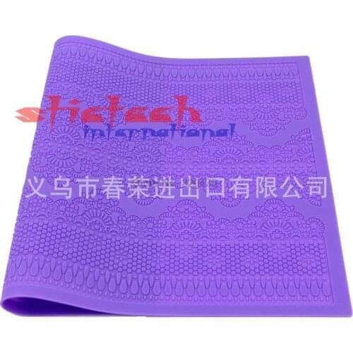 By dhl or ems 50 pieces New Cake Silicone Mat Fondant Lace Mold Decorating Tools Cakes Molds Chocolate Mold