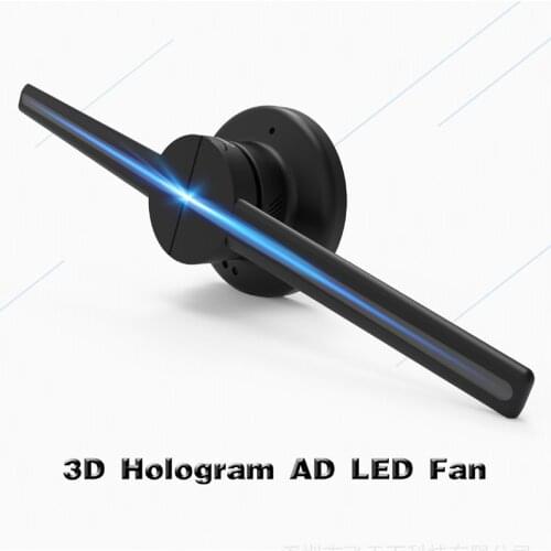 Hologram display Player Universal LED Holographic Projector Portable 3D Holographic Display Fan Unique advertise Projector