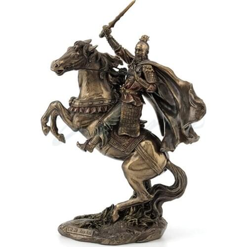 HOT CREATIVE DECORATION ROMANCE OF THREE KINGDOMS CHARACTERS STATUE CAO CAO ART SCULPTURE HOME DECORATION BIRTHDAY GIFT R2313