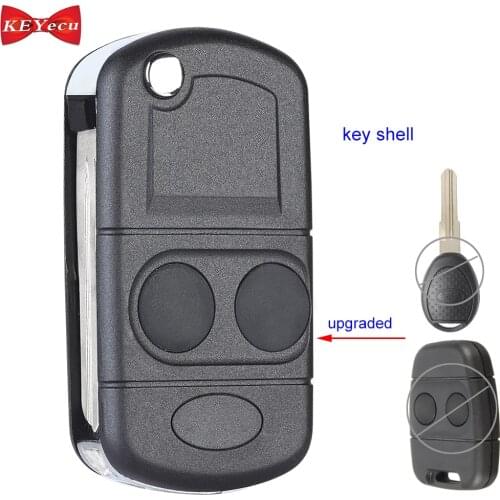 KEYECU for Land Rover Freelander 2002 2003 2004 2005 Discovery 1996 1997 1998 1999 Upgraded Remote Key Shell Case Fob 2 Button