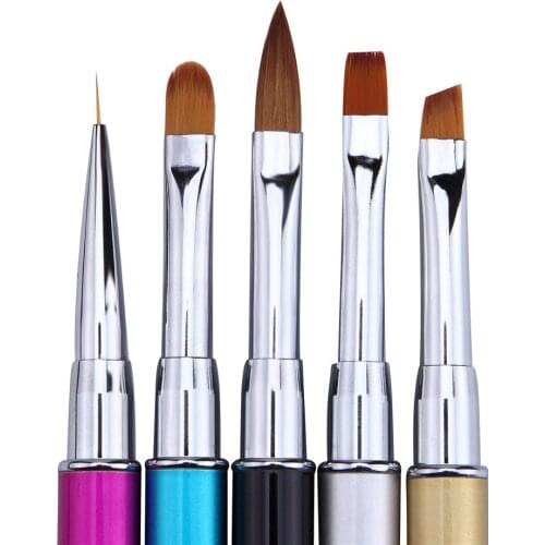 Nail Brush Rhinestone Carving Manicure Brush Nail Accessories Tools Gel Brush