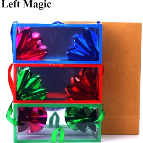 Mini Dream Bag / Appearing Flower Box (13*6.2*6.2cm) Magic Tricks Super Delux Bag Appearing Flower Empty From Box Magic Props