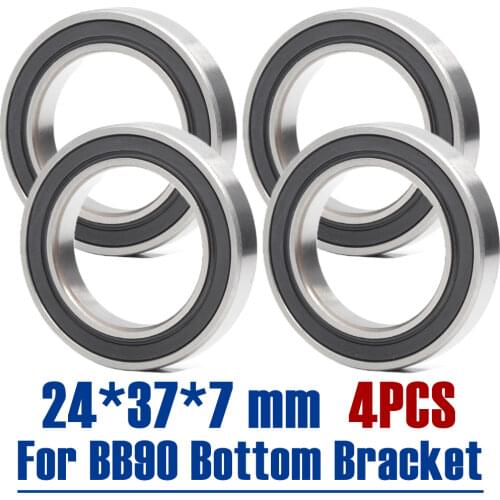 MR2437-2RS Bearing (4 Pcs) 24*37*7 mm Bicycle Axle 24377-2RS01 Bearings Used For FSA MegaExo Light In The V-3 Axis 24377 MR2437