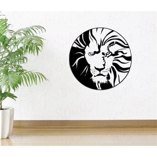 Lion Wall Sticker The Lion King Vinyl Sticker Tropical Wild Animal Wall Art Removable Vinyl Wall Decal WL1315