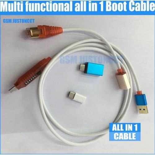Newest Original All Boot Cable (EASY SWITCHING) Micro USB RJ45 All in One Multifunction Boot Cable edl cable