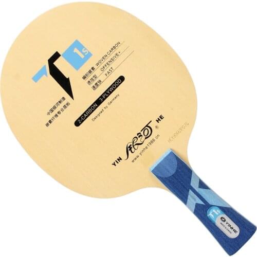Original Yinhe T-1s Table Tennis Blade 3+2 Hinoki Carbon T1 Racket Ping Pong Bat Paddle Paddle